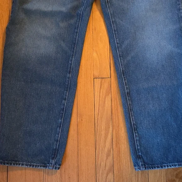 Great Condition Madewell Balloon Jeans In Greendale Wash - Picture 5 of 9